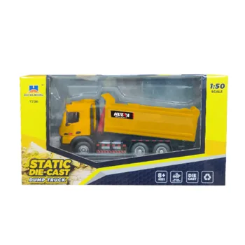 Detale metalowego pojazdu budowlanego Huina – widok z boku