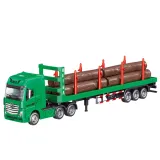 Realistyczny model transportowy ciężarówki w skali 1:50 kolor zielony