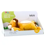 Maskotka lew z białym szumem i spokojnymi melodiami do zasypiania