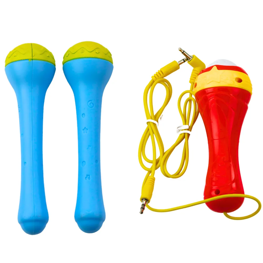 Zabawka muzyczna – interaktywny bębenek z mikrofonem i kolorowymi przyciskami