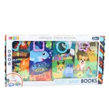 Cztery tematyczne książeczki wspierające rozwój poznawczy dziecka