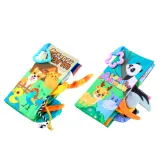 Miękkie książeczki z ogonkami i szeleszczącymi stronami dla niemowląt