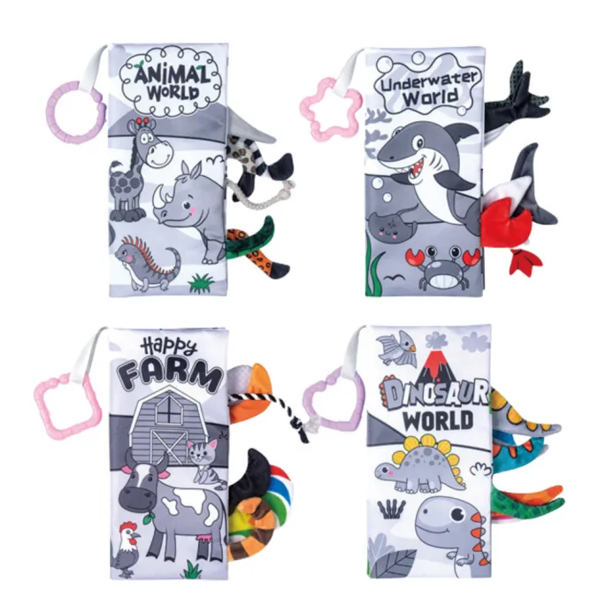 Zestaw książeczek dla malucha tematyka: dinozaury, zwierzęta, farma