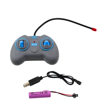 Zestaw autobus policyjny RC z pilotem, akumulatorem i kablem USB