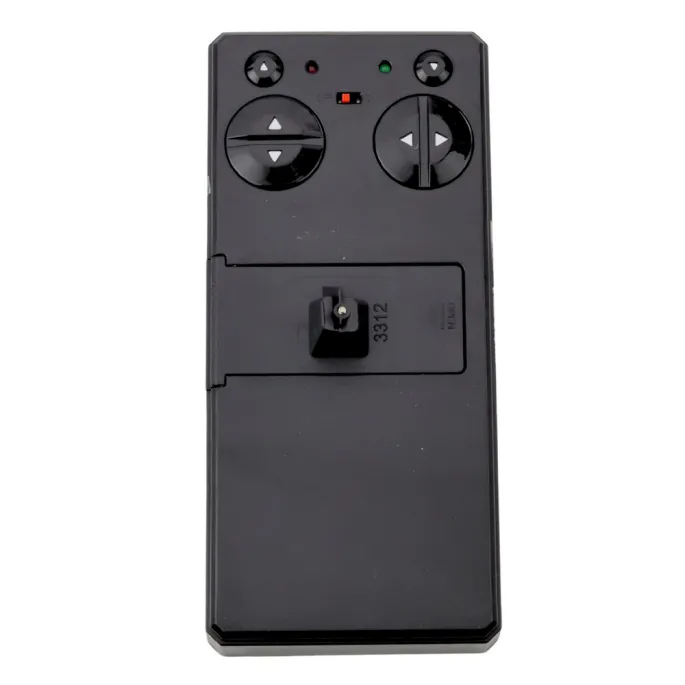 Zestaw łodzi RC z akumulatorem i pilotem, widok z góry