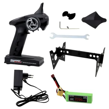 Kompletny zestaw motorówki RC FT011 z akumulatorem i pilotem