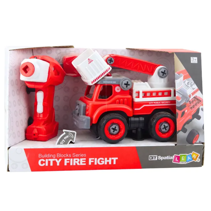 Wkrętarka do montażu i zdalnego sterowania wozem strażackim 2w1