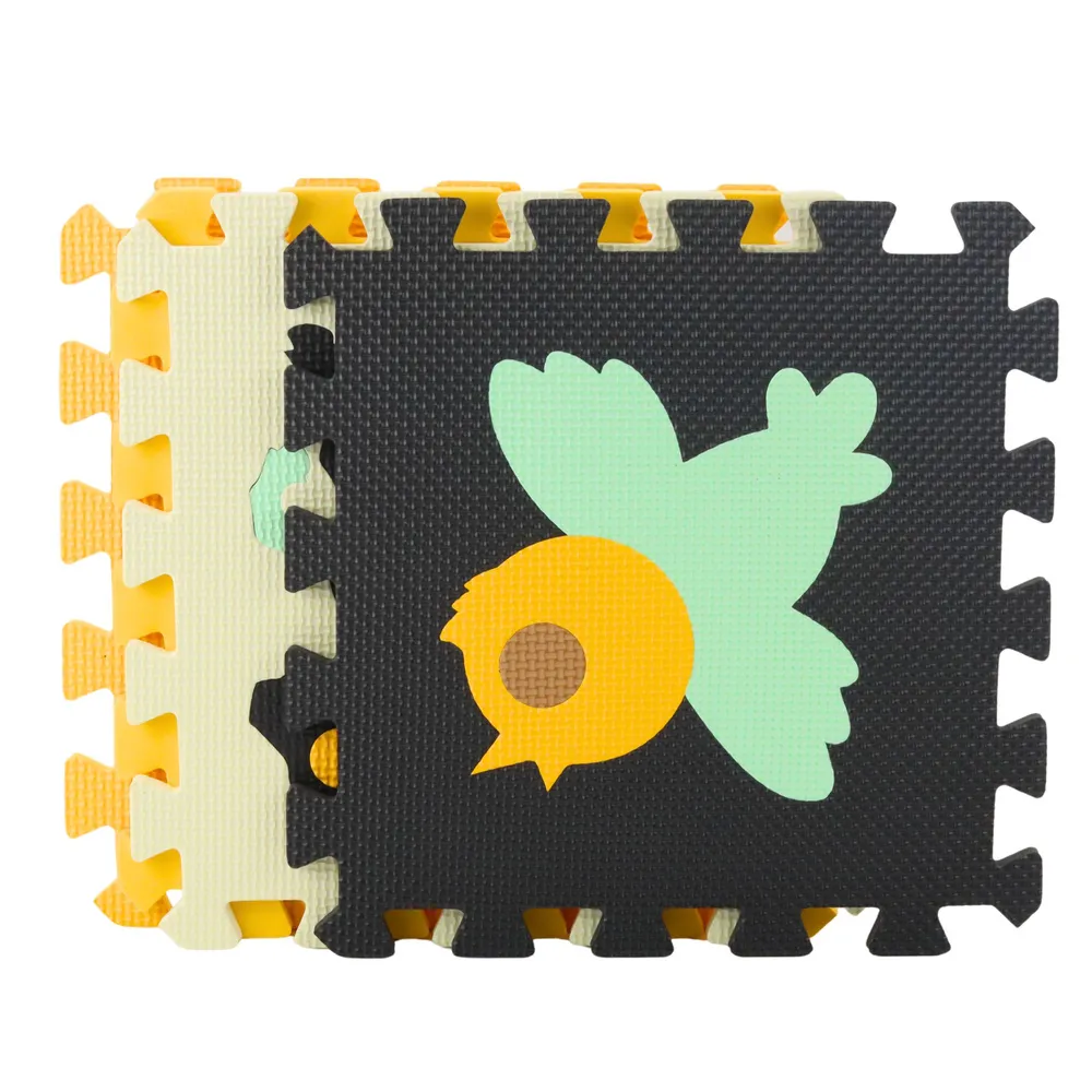 Zestaw 16 elementów piankowych puzzli o kształtach zwierząt