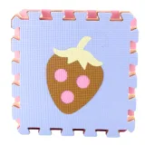 Kolorowa mata podłogowa z wyjmowanymi kształtami do nauki i zabawy