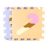 Kolorowa mata piankowa EVA do nauki i zabawy z motywem zwierząt