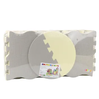 Piankowe puzzle mata edukacyjna z 25 elementami do kreatywnej zabawy