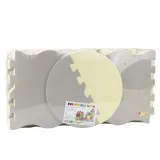 Piankowe puzzle mata edukacyjna z 25 elementami do kreatywnej zabawy