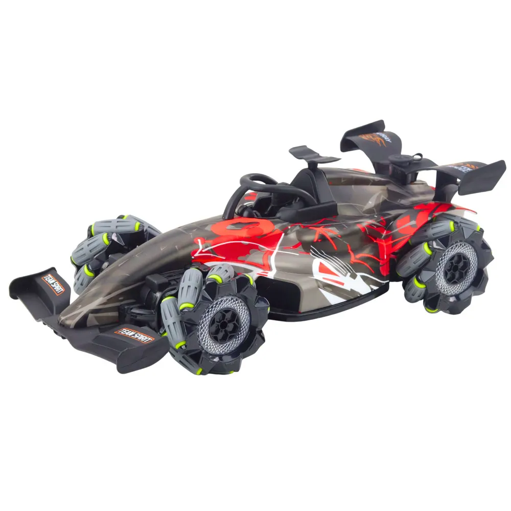 Zdalnie sterowana wyścigówka 1:10 podczas jazdy na pilota