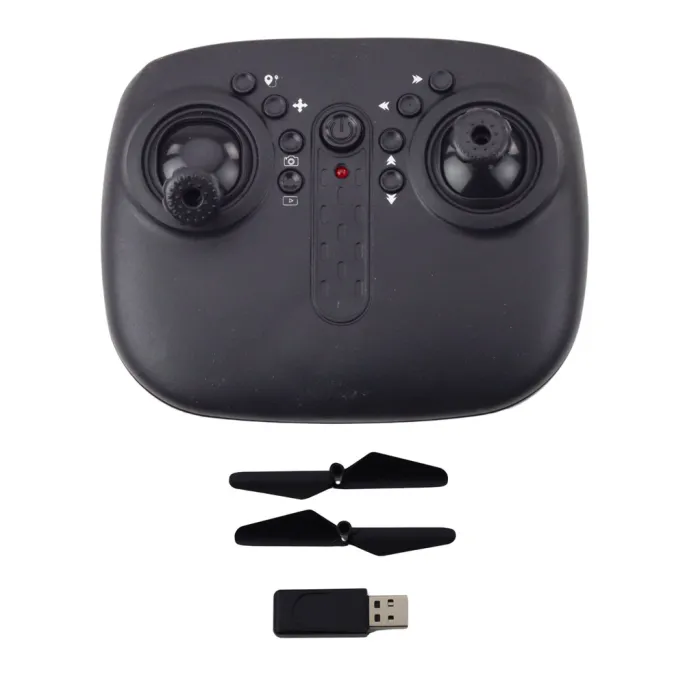 Zdalnie sterowany dron z funkcją obrotu 360 stopni przygotowany do startu