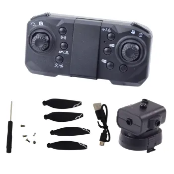 Sterowanie dronem D11 gestami i przez pilot z uchwytem na telefon