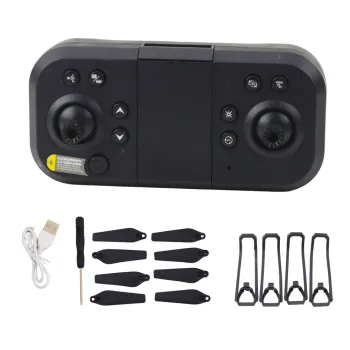 Zestaw akcesoriów drona LU50 Air: etui, śmigła i pilot