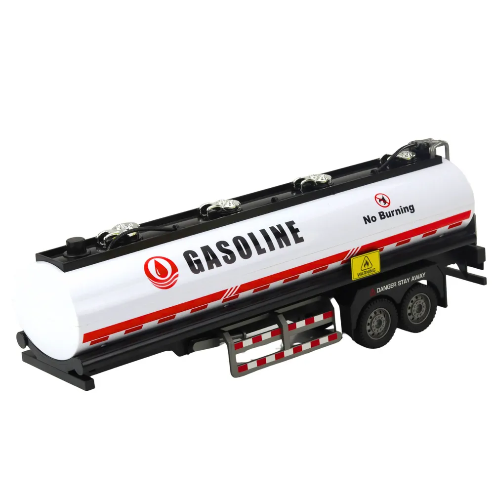 Realistyczna ciężarówka zabawkowa z odpinaną cysterną i klaksonem