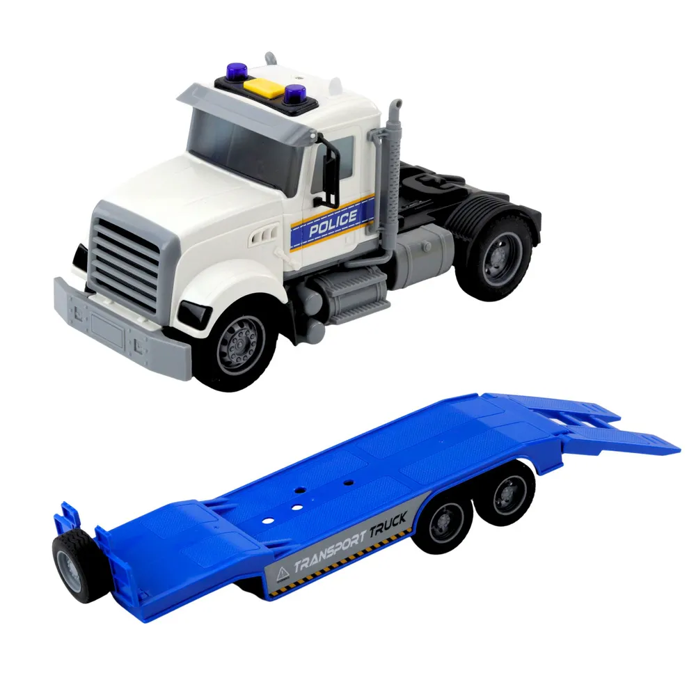 Zabawka policyjna z ruchomymi śmigłami – idealna do kreatywnej zabawy