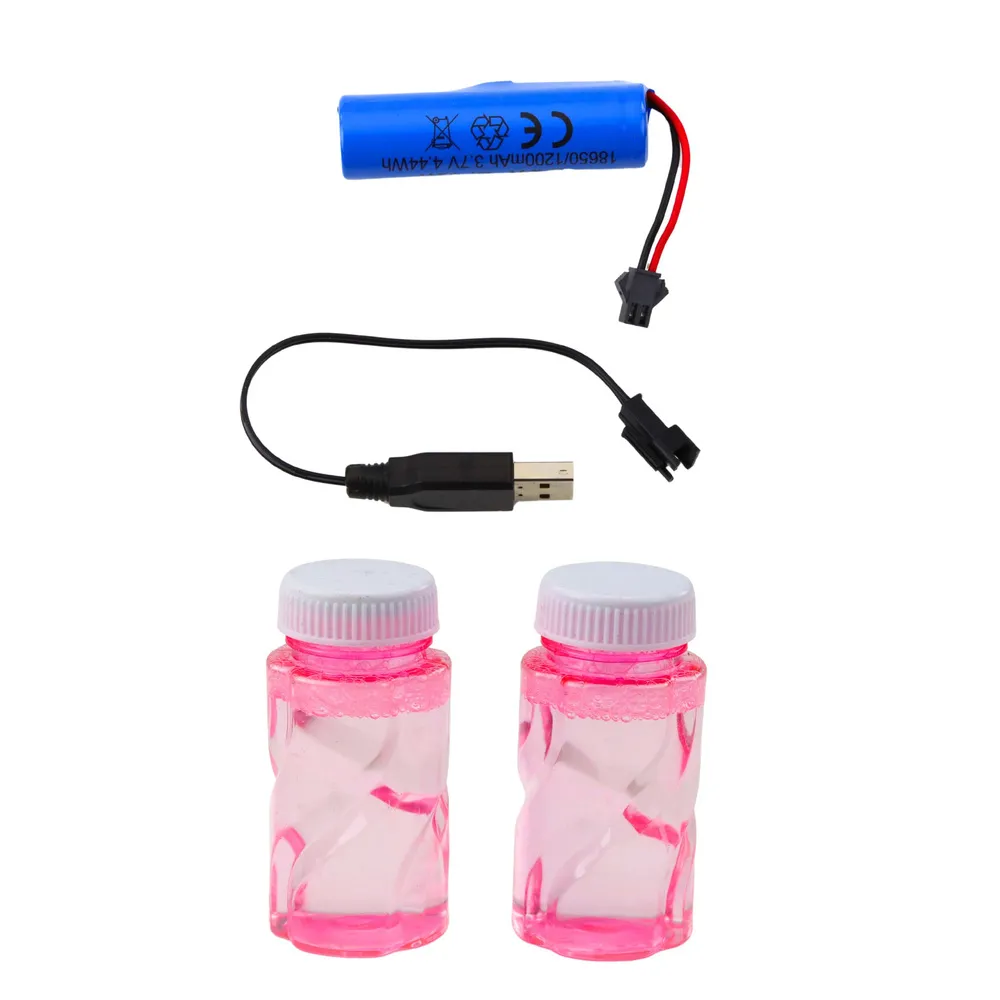 Zestaw pistoletu do baniek mydlanych z akumulatorem i akcesoriami