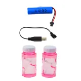 Zestaw pistoletu do baniek mydlanych z akumulatorem i akcesoriami