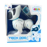 Piesek interaktywny z pilotem, światłem i dźwiękiem, idealny na prezent