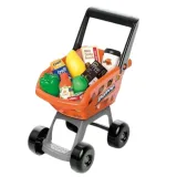 Dziecięcy sklepik z kasą i produktami spożywczymi, idealny do nauki przez zabawę