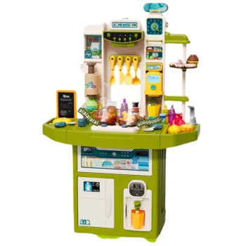 Kuchnia Dziecięca Z Akcesoriami Zlew Z Obiegiem Para Światła Dźwięki 71el