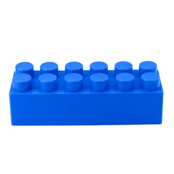 Klocki konstrukcyjne z naklejkami do personalizacji dla najmłodszych