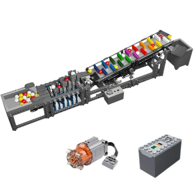 Rozbudowany zestaw do budowy toru kulkowego dla młodzieży i dzieci