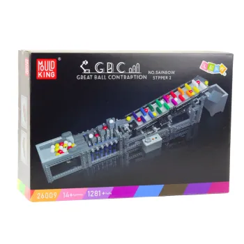 Klocki konstrukcyjne do samodzielnej budowy mechanicznego toru na kulki