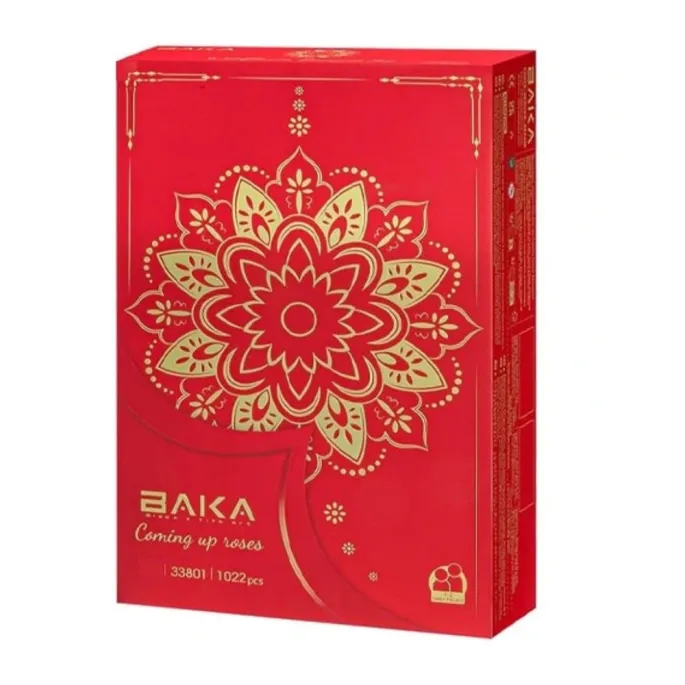 Klocki kreatywne na prezent – bukiet róż jako dekoracja do domu