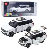 Biały metalowy Range Rover SUV model 1:32 z otwieranymi elementami