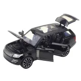Zabawka samochód Range Rover czarny z dźwiękiem i otwieranymi elementami