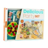 Dziecięcy zestaw do przygotowywania pizzy i gofrów z realistycznymi elementami