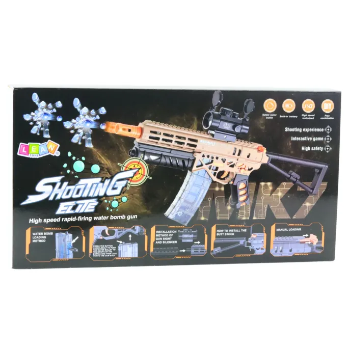 Zabawka karabin z wodnymi kulkami i wymiennymi magazynkami dla młodzieży