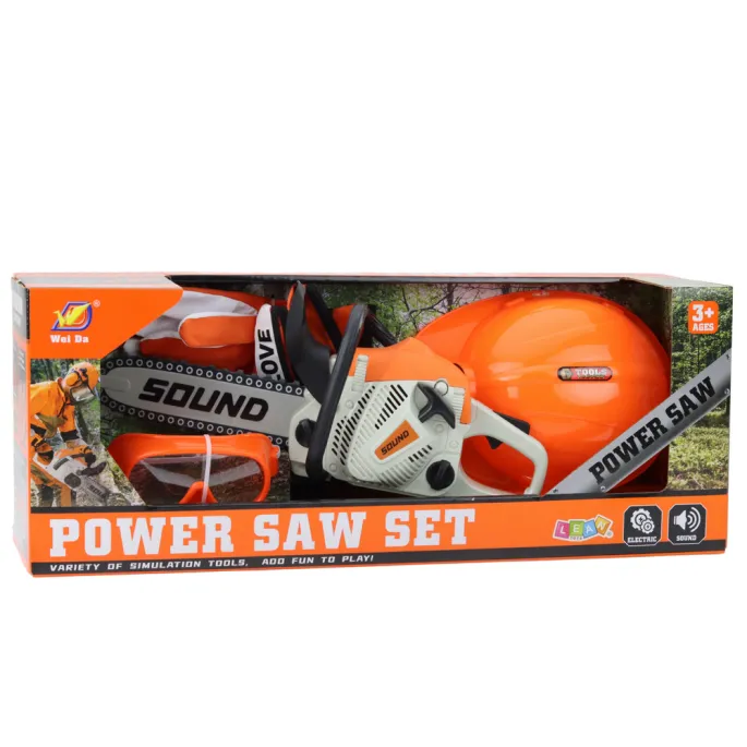 Edukacyjny zestaw piła łańcuchowa – idealny prezent dla małego majsterkowicza