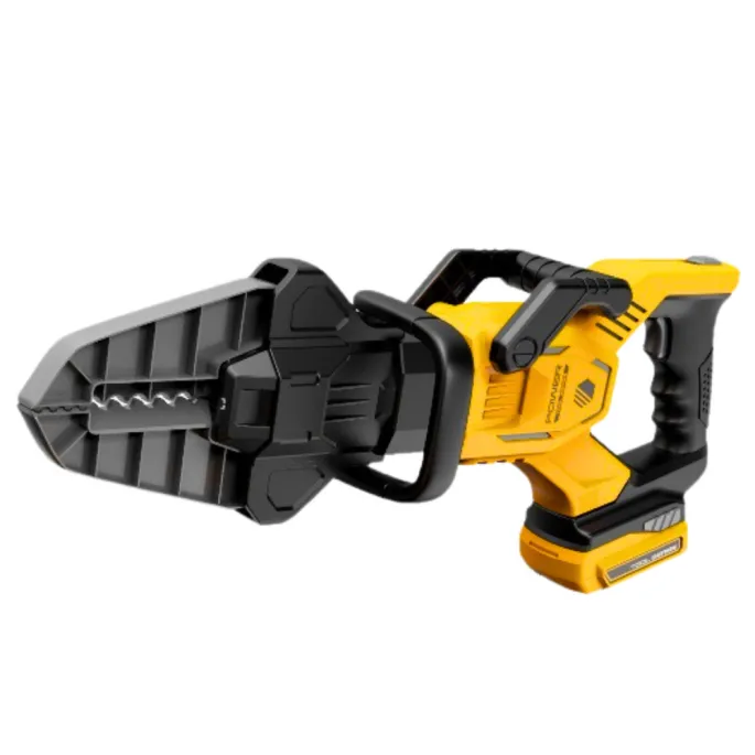 Bezpieczne nożyce majsterkowicza dla dzieci – żółte, zasilane na baterie