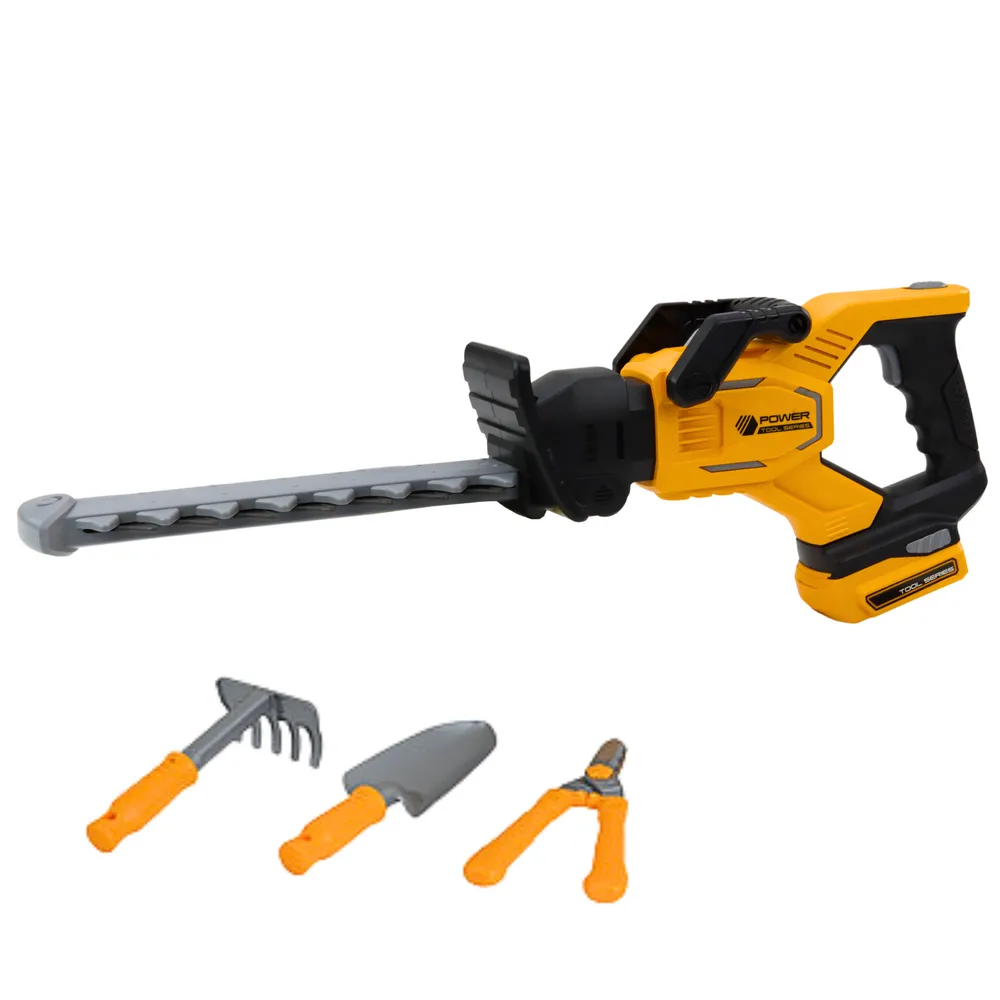 Zestaw ogrodniczy z łopatką, grabkami i sekatorem dla dzieci