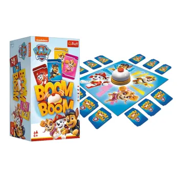Gra zręcznościowa Bom Boom Psi Patrol Trefl 01911 na kolorowej planszy