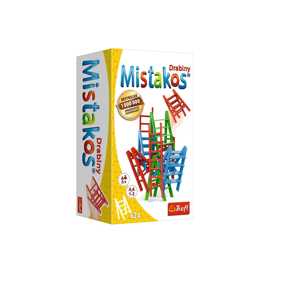 Dzieci i dorośli bawiący się grą Mistakos Wyższy Szczebel Trefl