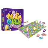 Elementy gry Magajaja Unicorns Trefl 02280 na kolorowej planszy