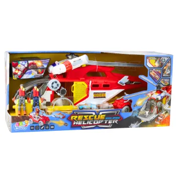 Zestaw ratunkowy helikopter dla dzieci z metalowymi resorakami