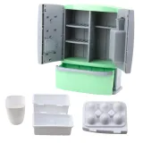 Lodówka zabawkowa do odgrywania scenek w kuchni z realistycznymi detalami