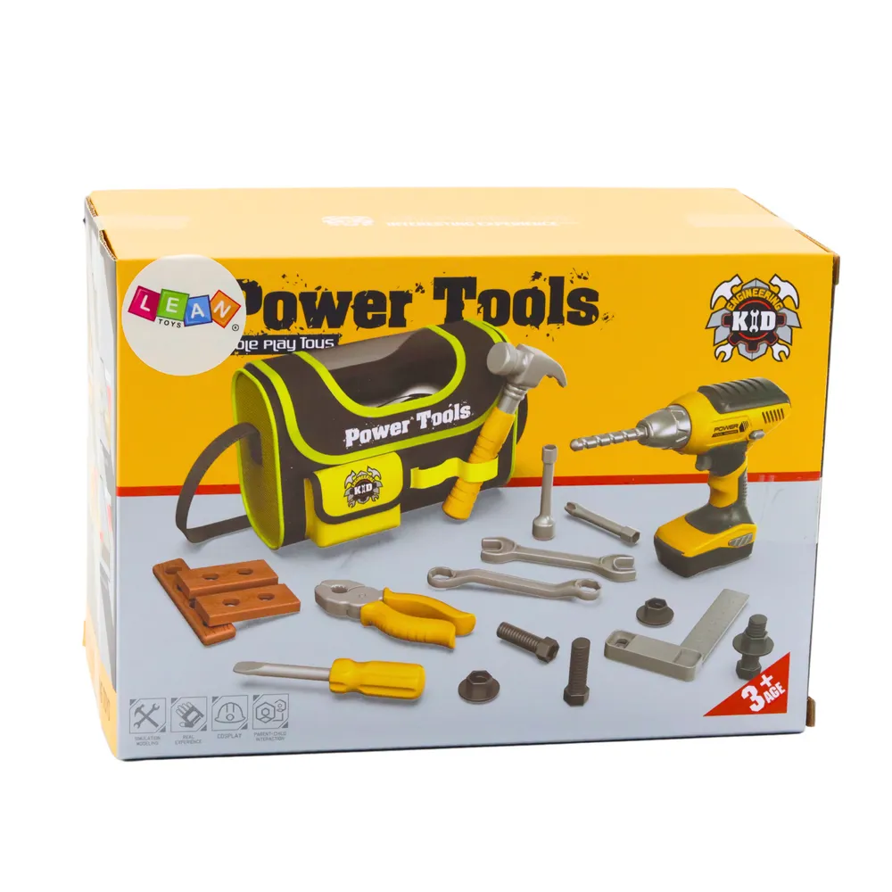 Bezpieczne narzędzia zabawkowe dla małego konstruktora do kreatywnej zabawy