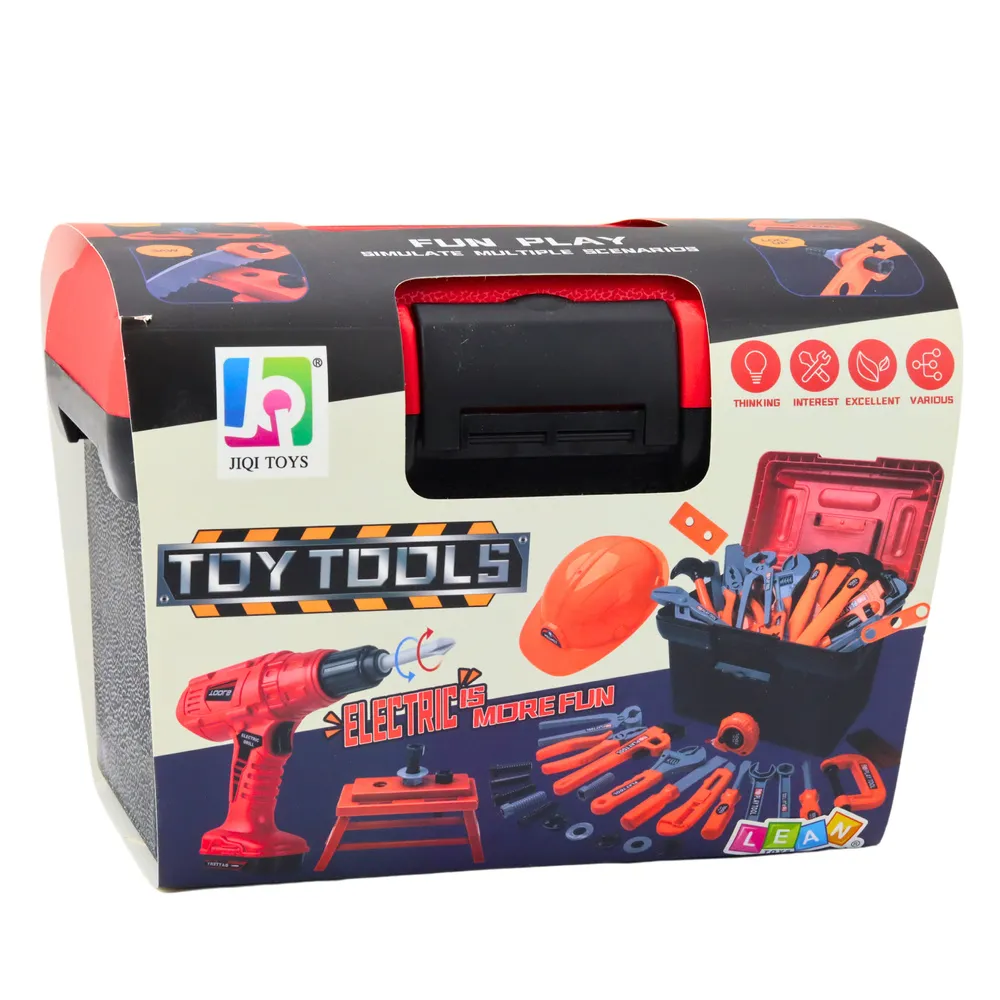 Wkrętarka na baterie z akcesoriami do kreatywnej zabawy dla dzieci