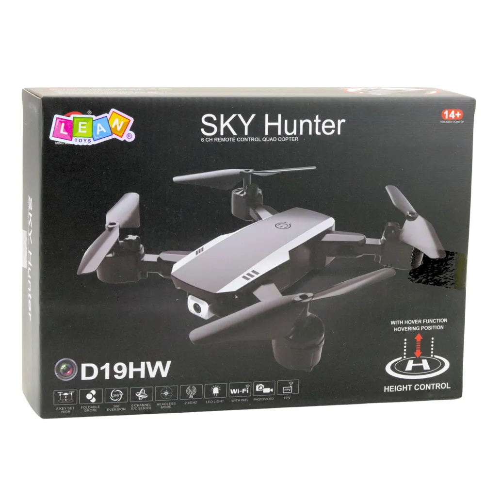 Pilot do drona Sky Hunter D19HW z uchwytem na smartfon