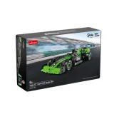 Licencyjny zestaw klocków bolid F1 Sauber C44 Stake Rastar 333 elementy