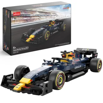 Model klocków Red Bull F1 RB19 w skali 1:24 z zestawu Rastar
