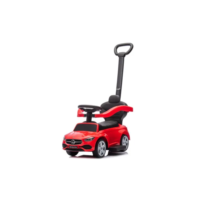 Czerwony samochodzik na licencji Mercedes dla dzieci do 25 kg