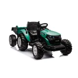 Traktor Na Akumulator HC-306 Z Przyczepą Ciemno Zielony 24V